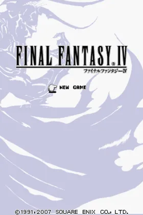 Final Fantasy IV (USA) (En,Fr,Es) screen shot title